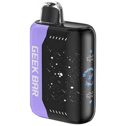 A 18ml Grape Slush Geek Bar Pulse X 25k grape slush flavor e-liquid by Vape4Less.